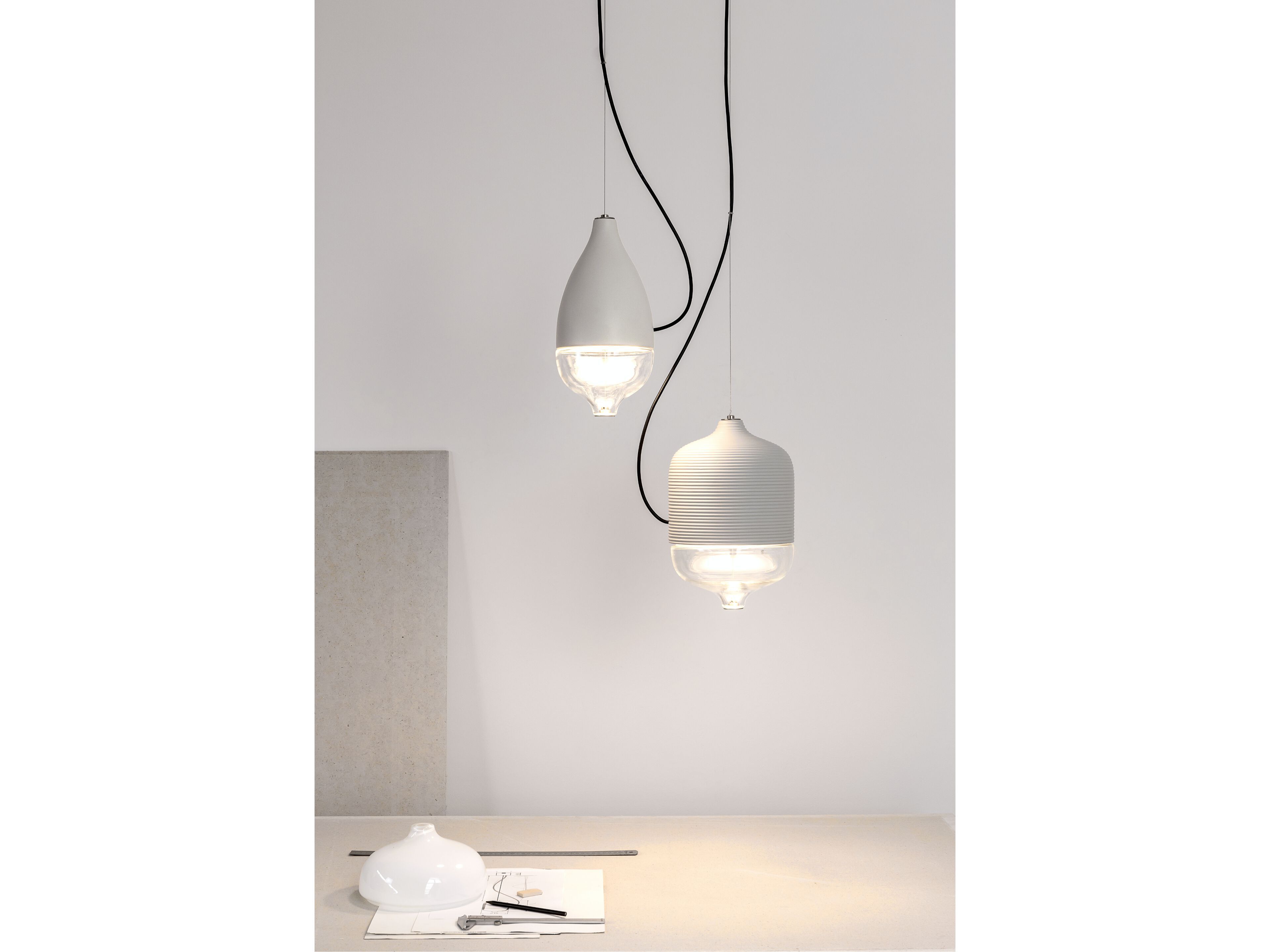 Керамический и стеклянный светодиодный подвесной светильник Hind Rabii T-Cotta ARCH-00039408 - Вид №4