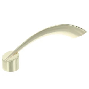 Мебельная ручка-скоба S-2110, ЦАМ, 96 мм, золото