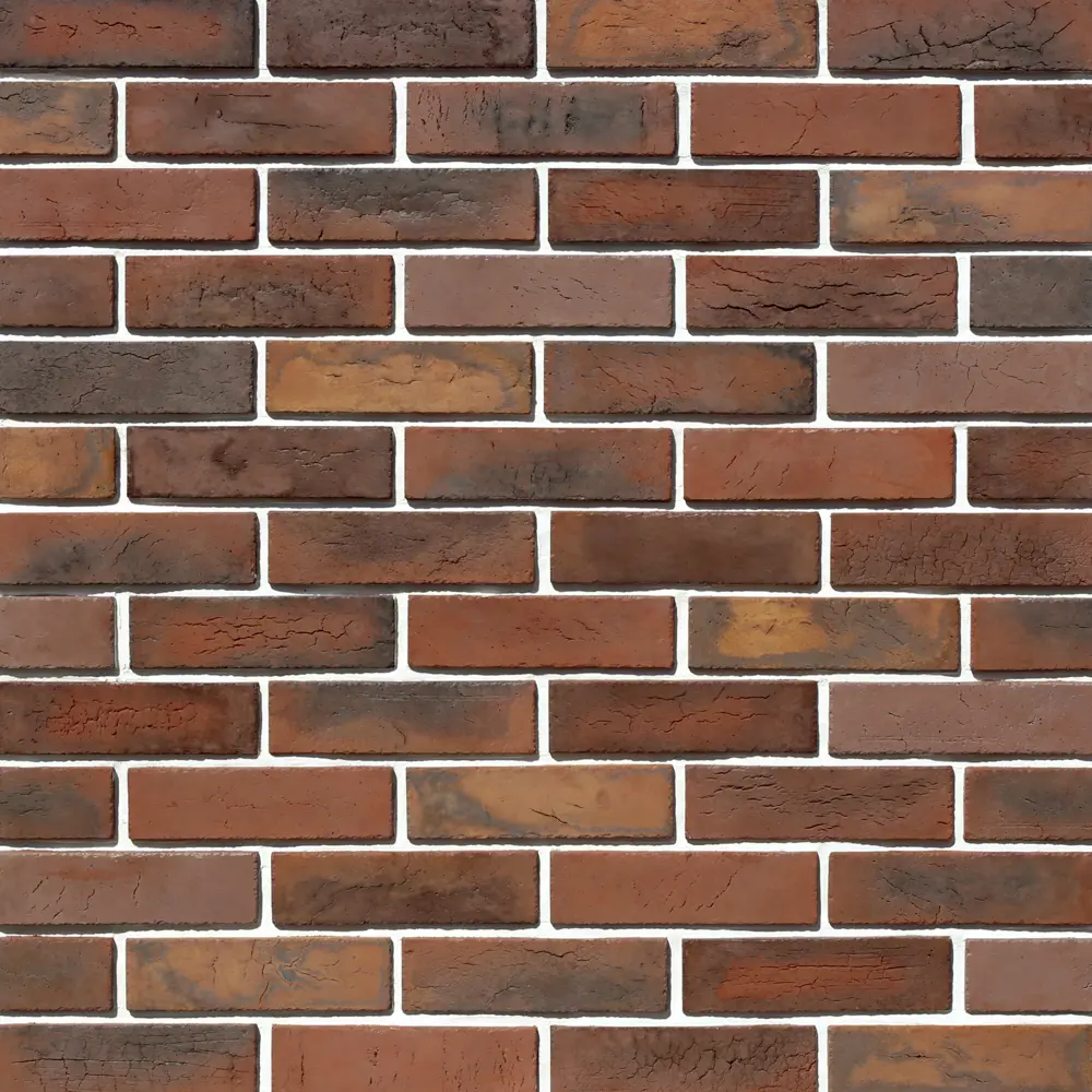 Камень искусственный White Hills Терамо Брик махагон коричневый 1.34 м² STLM-2186307