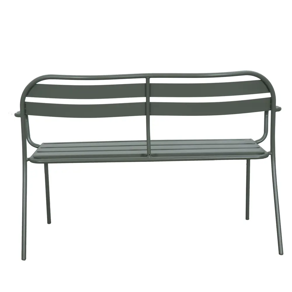 Скамья садовая Café 90x120 см сталь цвет зелёный 82558746 STLM-2207647 Santreyd  - Вид №3