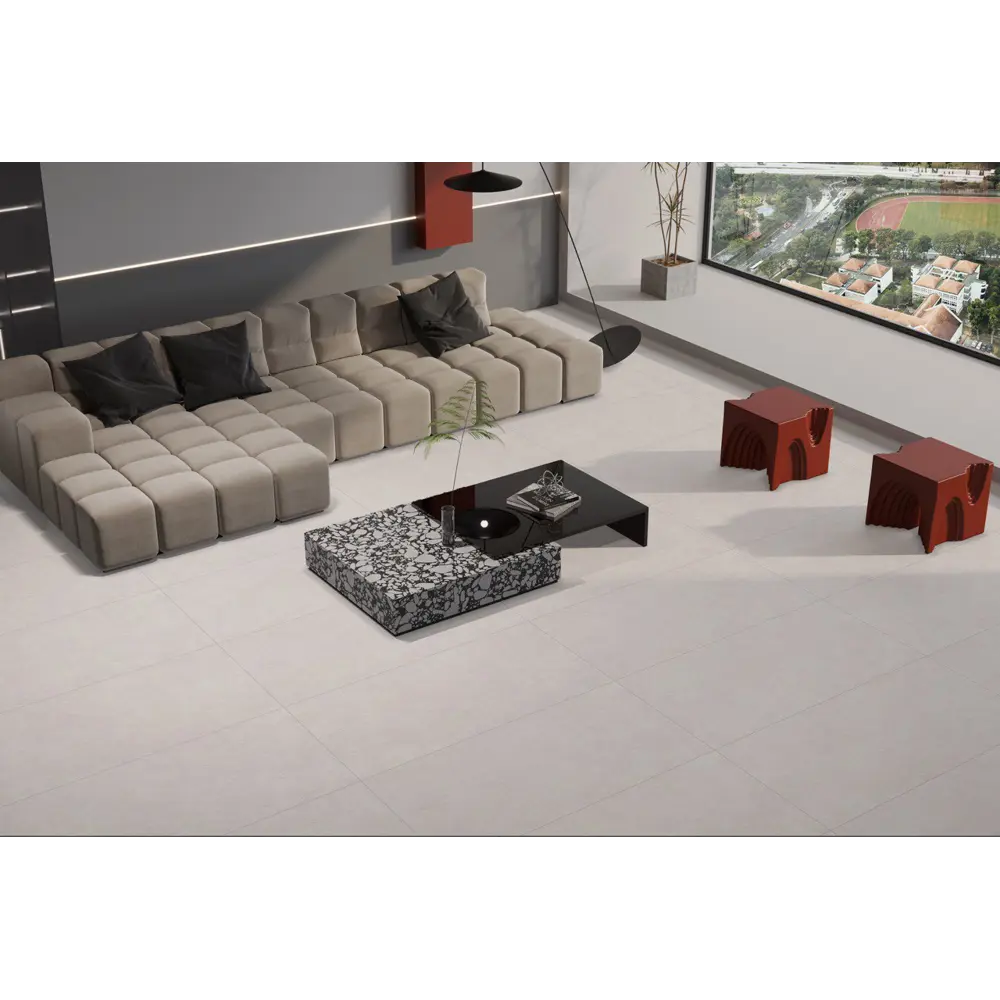 Глазурованный керамогранит Duna Charming Aria Punch Ghr 60x120 см 1.44 м² матовый цвет светло-серый STLM-2024163 - Вид №3