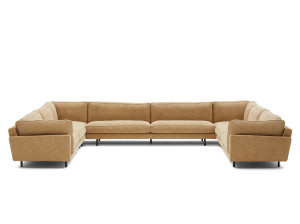 Секционный диван из ткани