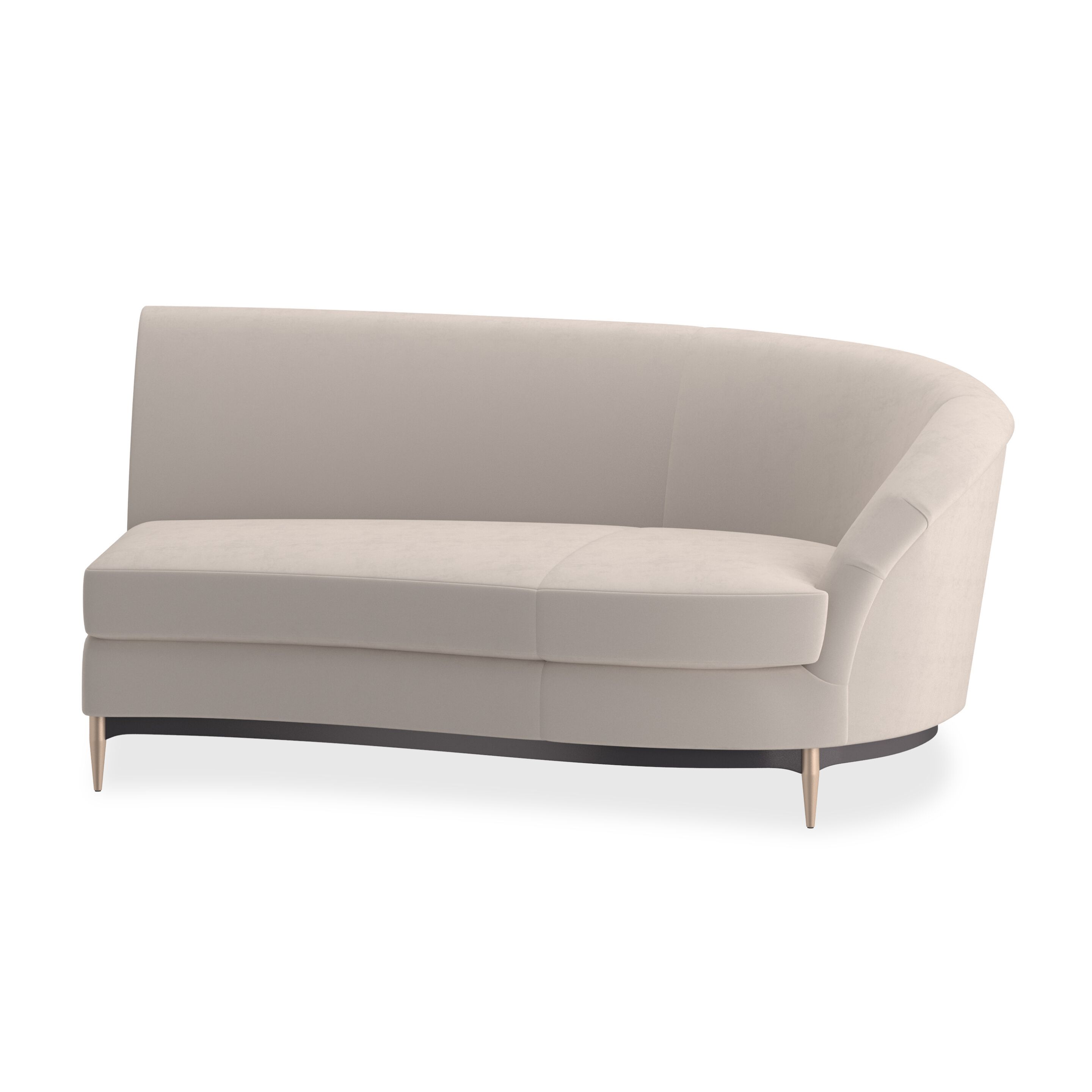 2-местный бархатный изогнутый диван Caracole Three'S Company Laf ARCH-00068126 - Вид №11