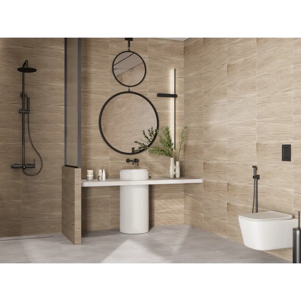 Плитка настенная Gracia Ceramica Java A0552D19601, 25x60 см 1.2 м² матовая цвет бежевый STLM-2002539 - Вид №6