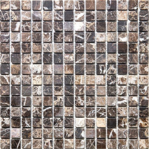 Мозаика M022-20T- Emperador-Dark мрамор 30.5х30.5 см NATURAL Adriatica