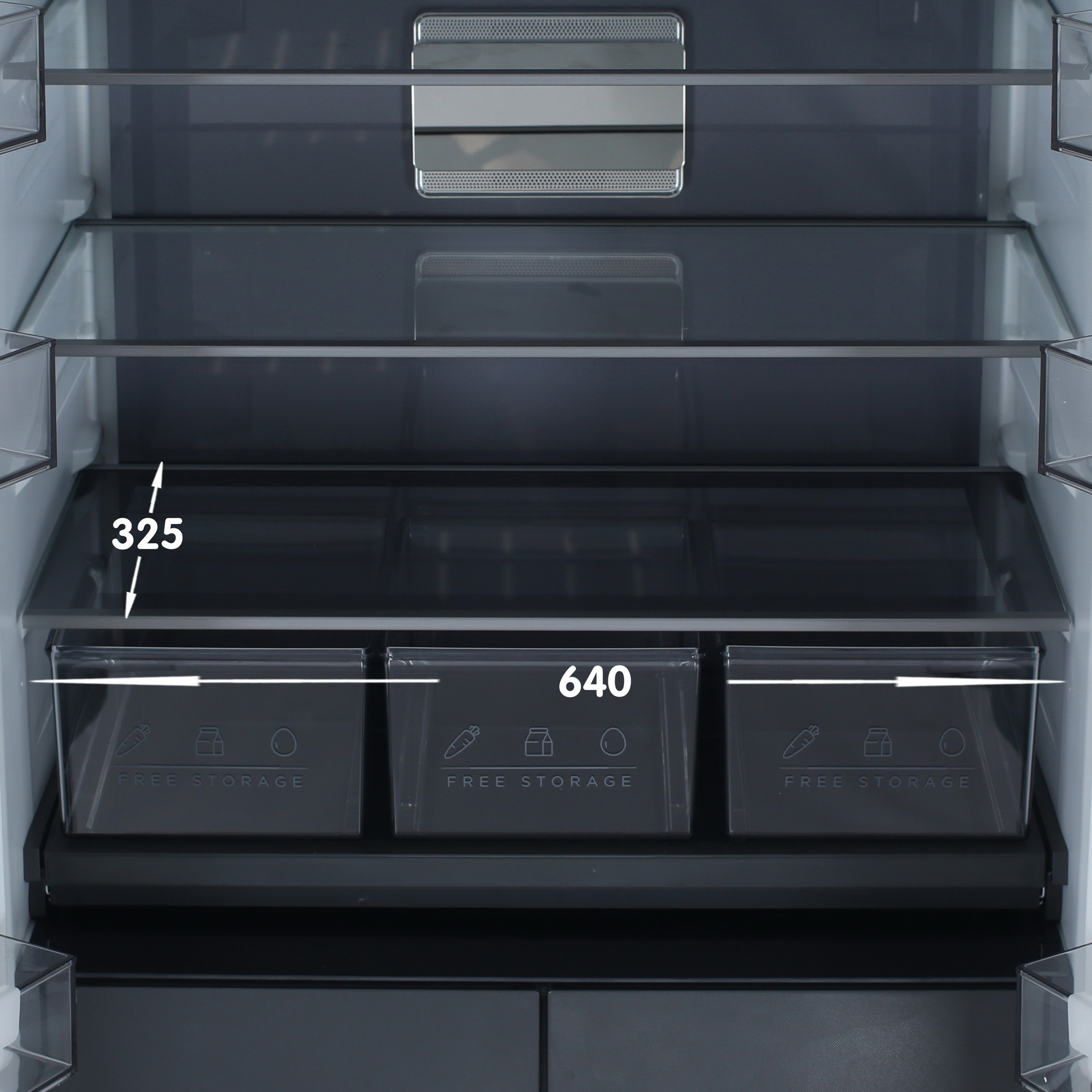 9130803 Холодильник многодверный   DEXP MCr4-45AMA серый STDN-0050770 - Вид №8