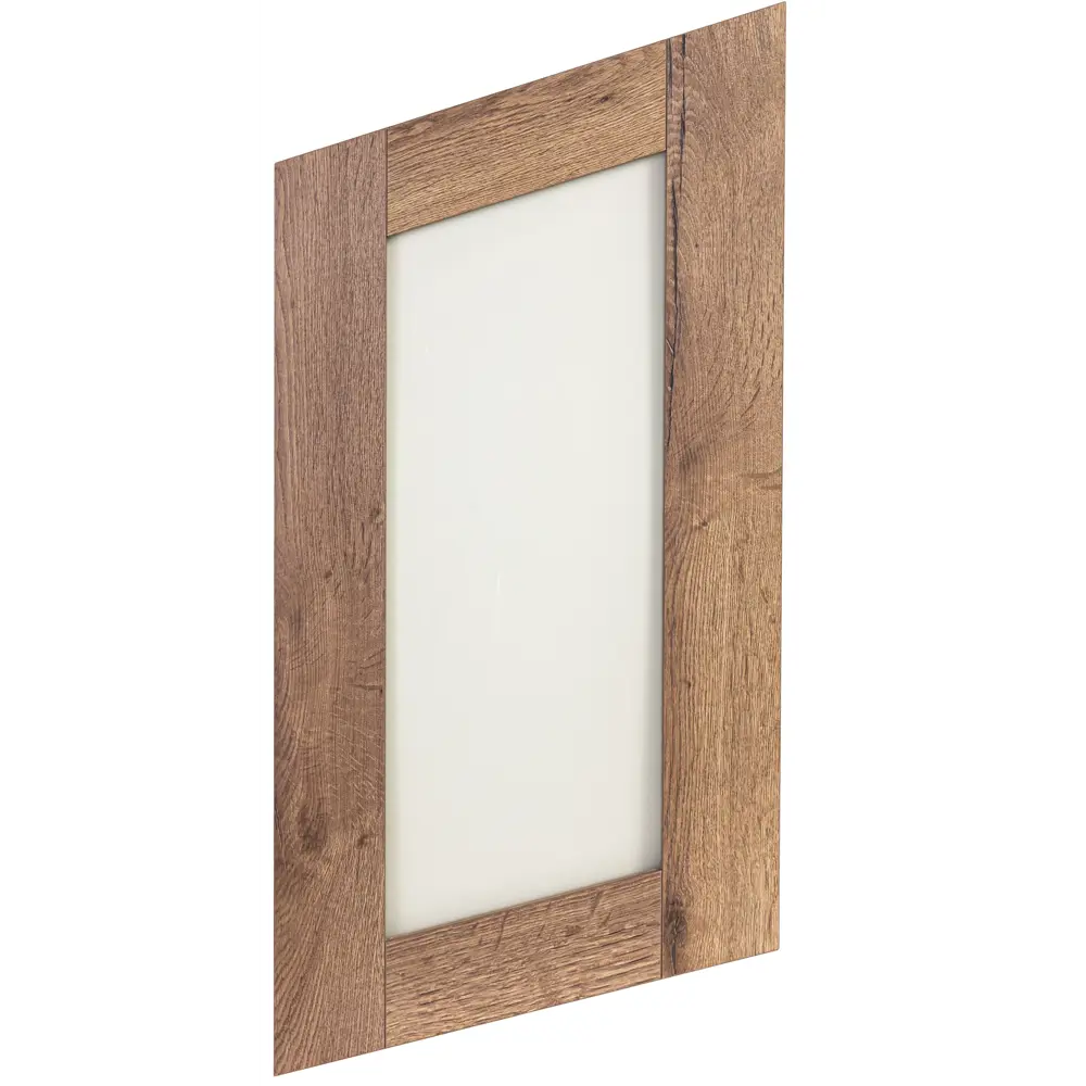 Фасад-витрина кухонного шкафа Рошаль 39.7x76.5 см KONSENSA ЛДСП цвет темное дерево STLM-2117904 - Вид №1