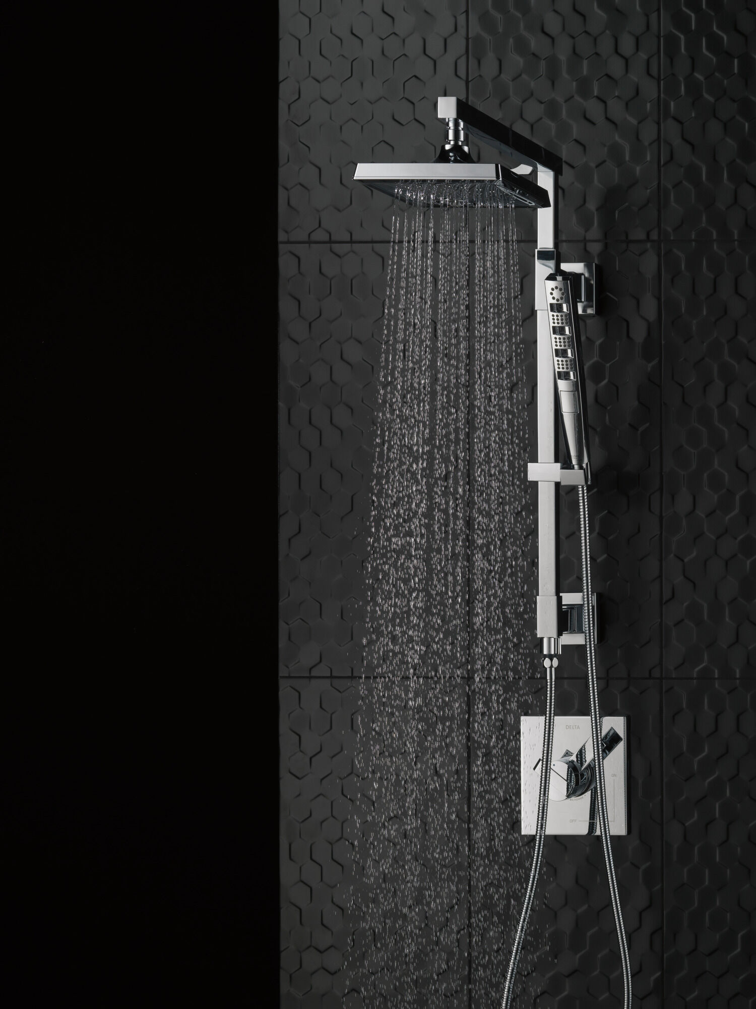 58410-RB Душевая колонна угловая 18 дюймов Delta Faucet Universal Showering Венецианская бронза  - Вид №10