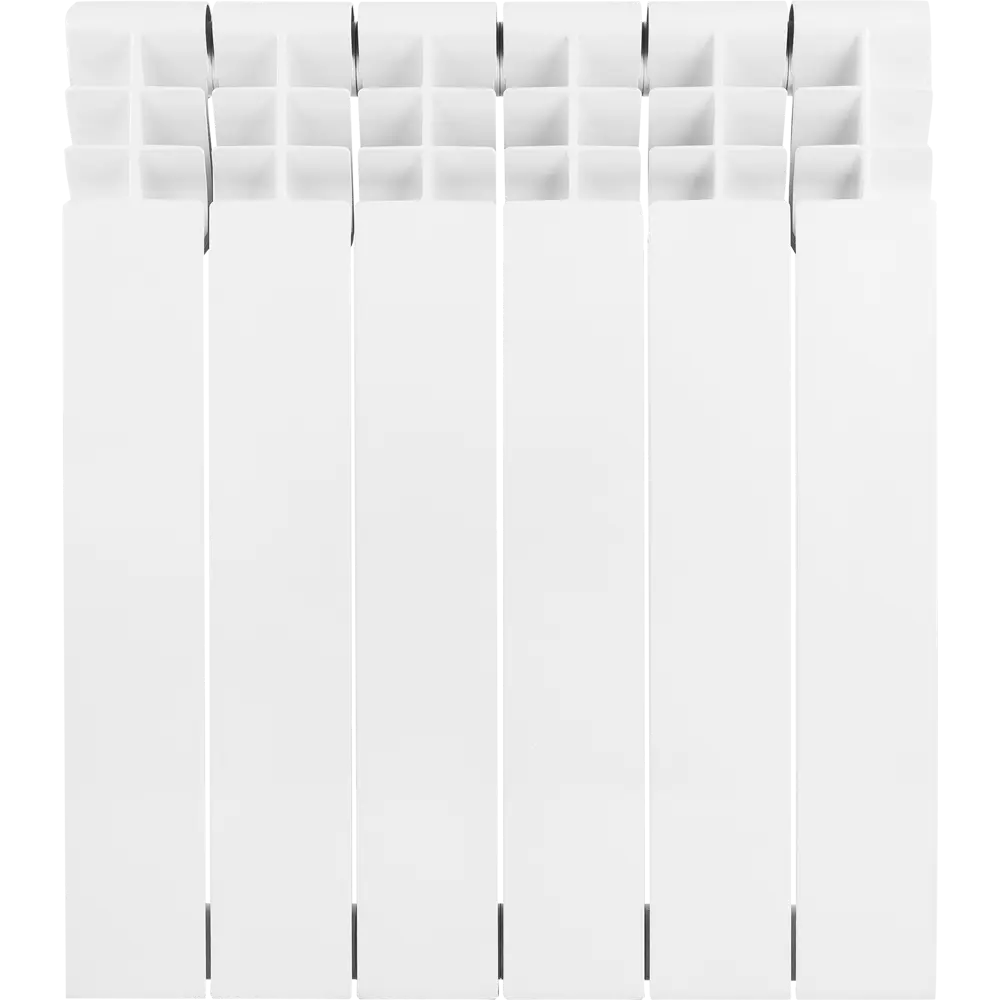 Радиатор Rapid 87/500 6 секций боковое подключение биметалл белый Royal Thermo STLM-2144851