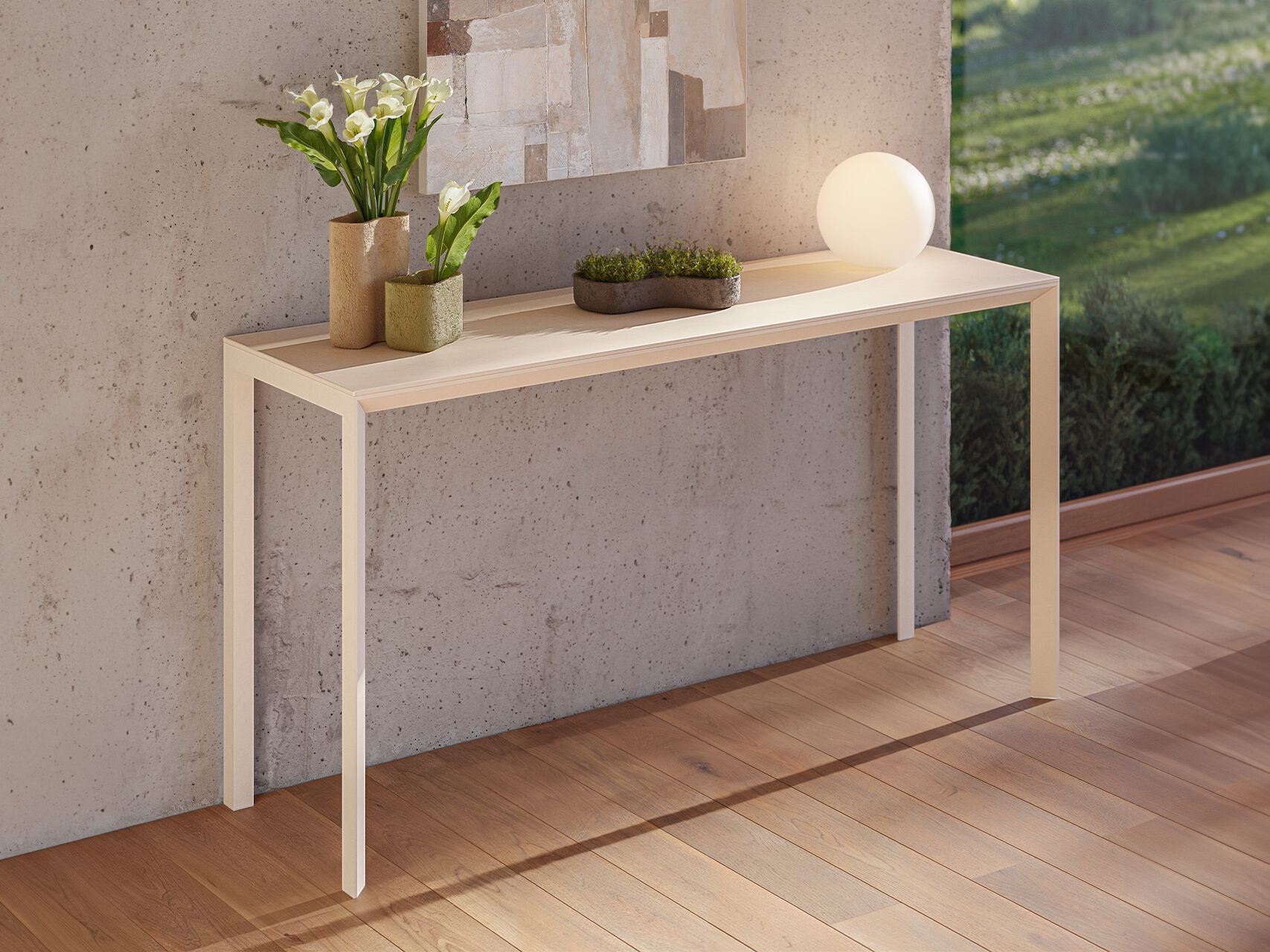 Высокий прямоугольный стол из полиэтилена Vondom рамка ARCH-00040415 - Вид №4