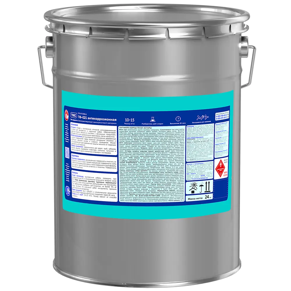 Грунтовка универсальная Текс ГФ-021 серая 24 кг STLM-2026251 - Вид №2
