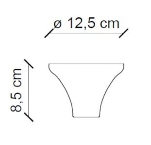 Круглый керамический потолочный светильник FERROLUCE Винтаж ARCH-00030912 - Вид №4