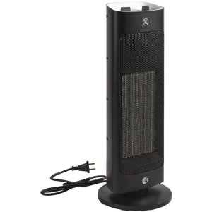 Тепловентилятор колонный керамический электрический Equation с механическим термостатом 2000 Вт черный