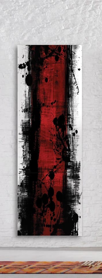 Алюминиевый полотенцесушитель Termo Design текстурная живопись ARCH-00046760 - Вид №22