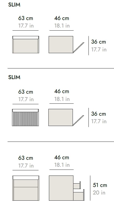 Деревянная квадратная тумбочка Punt Stockholm ARCH-00086244 - Вид №9