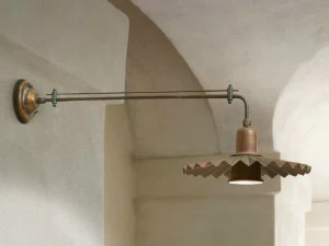 Aldo Bernardi Настенный светильник из латуни с фиксированным кронштейном Civetta