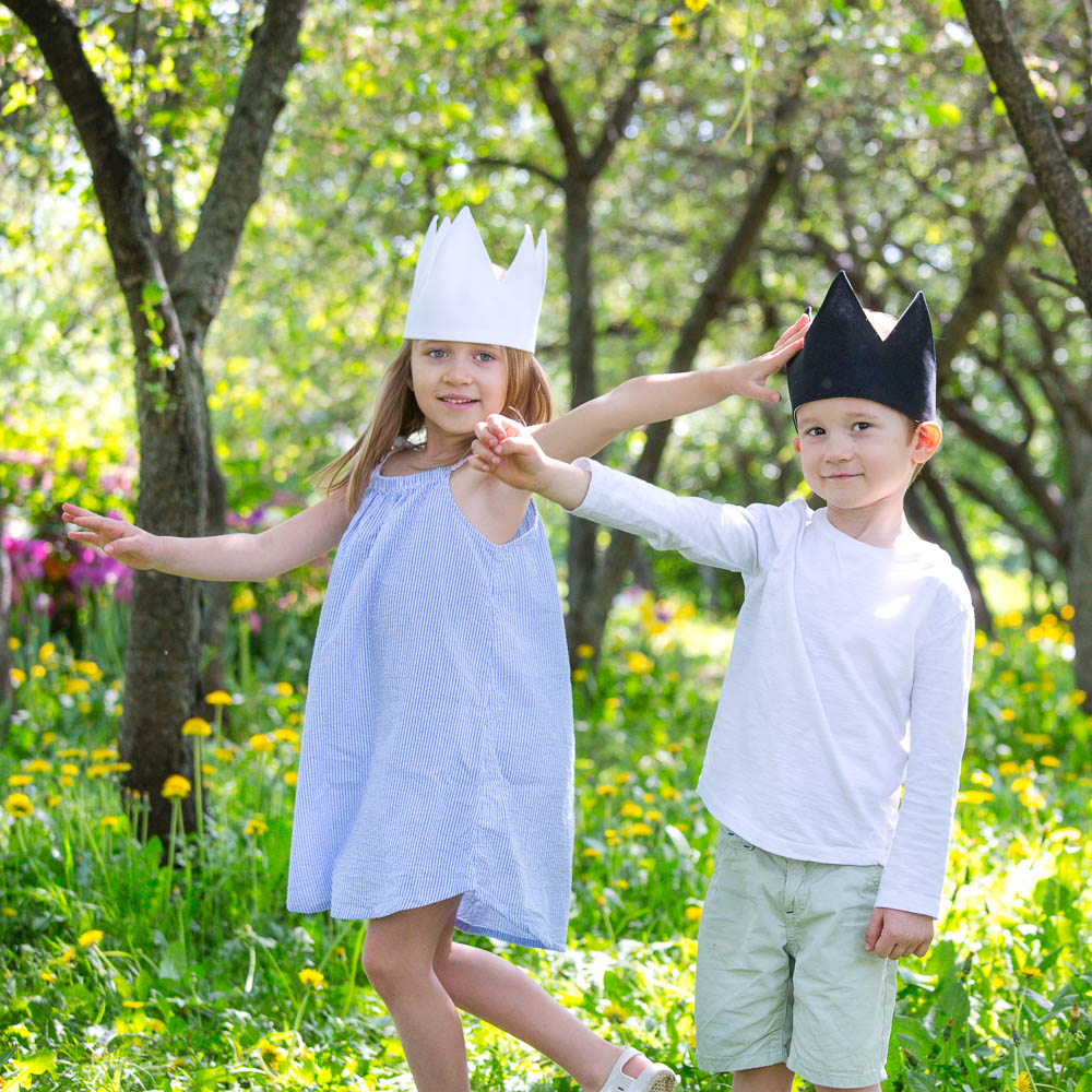 Детская корона Black&White VAMVIGVAM BLACK&WHITE 281510 Белый;черный Santreyd  - Вид №3