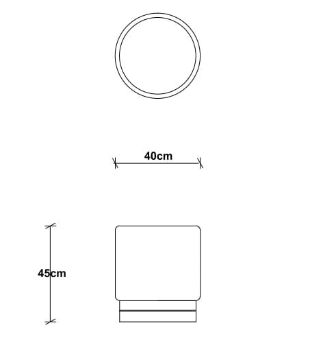 Круглый бархатный пуф Christina Arnoldi La Sorellina – Small Pouf ARCH-00119077 - Вид №4
