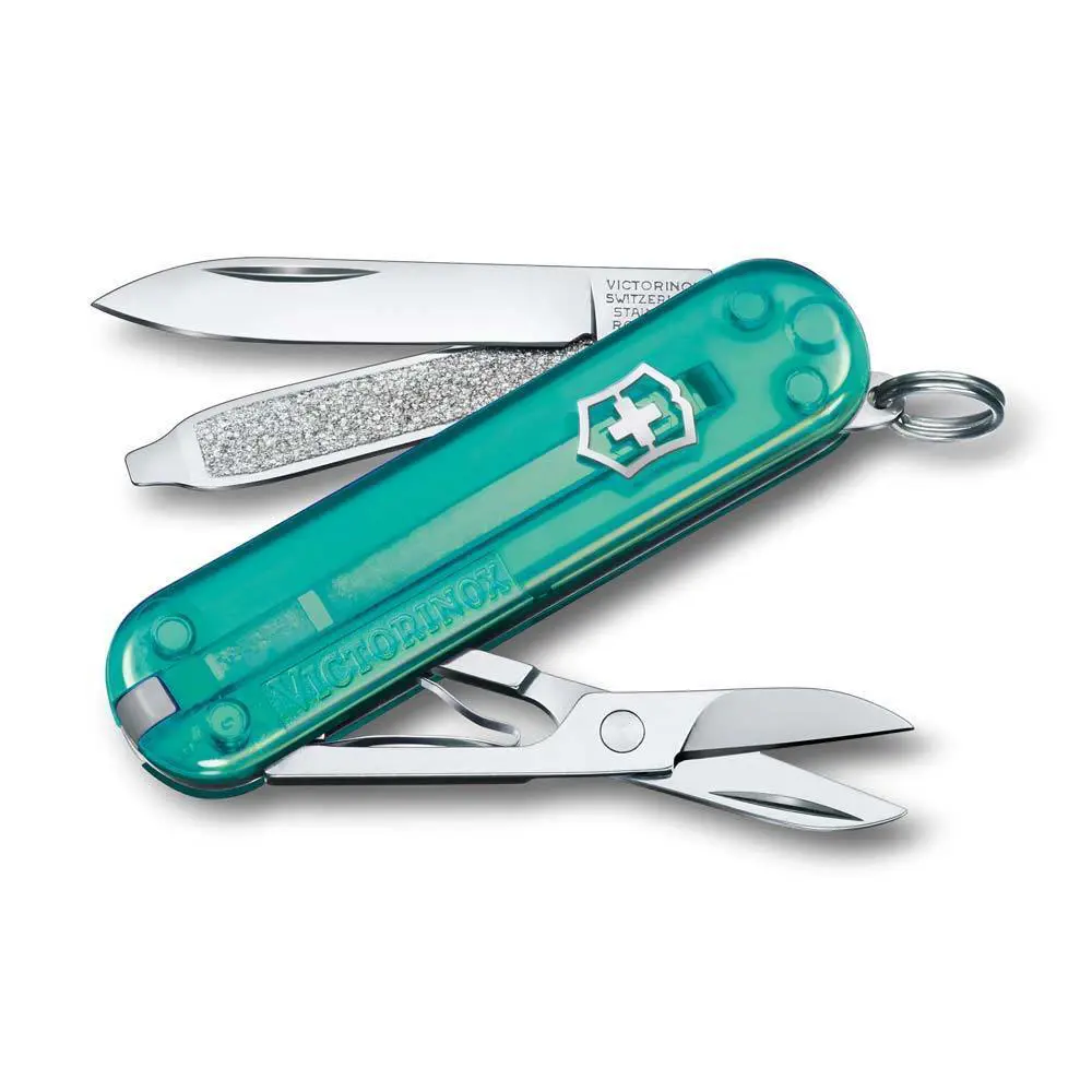 Нож-брелок Victorinox Classic SD Colors 0.6223.T24G пластиковый корпус 58 мм