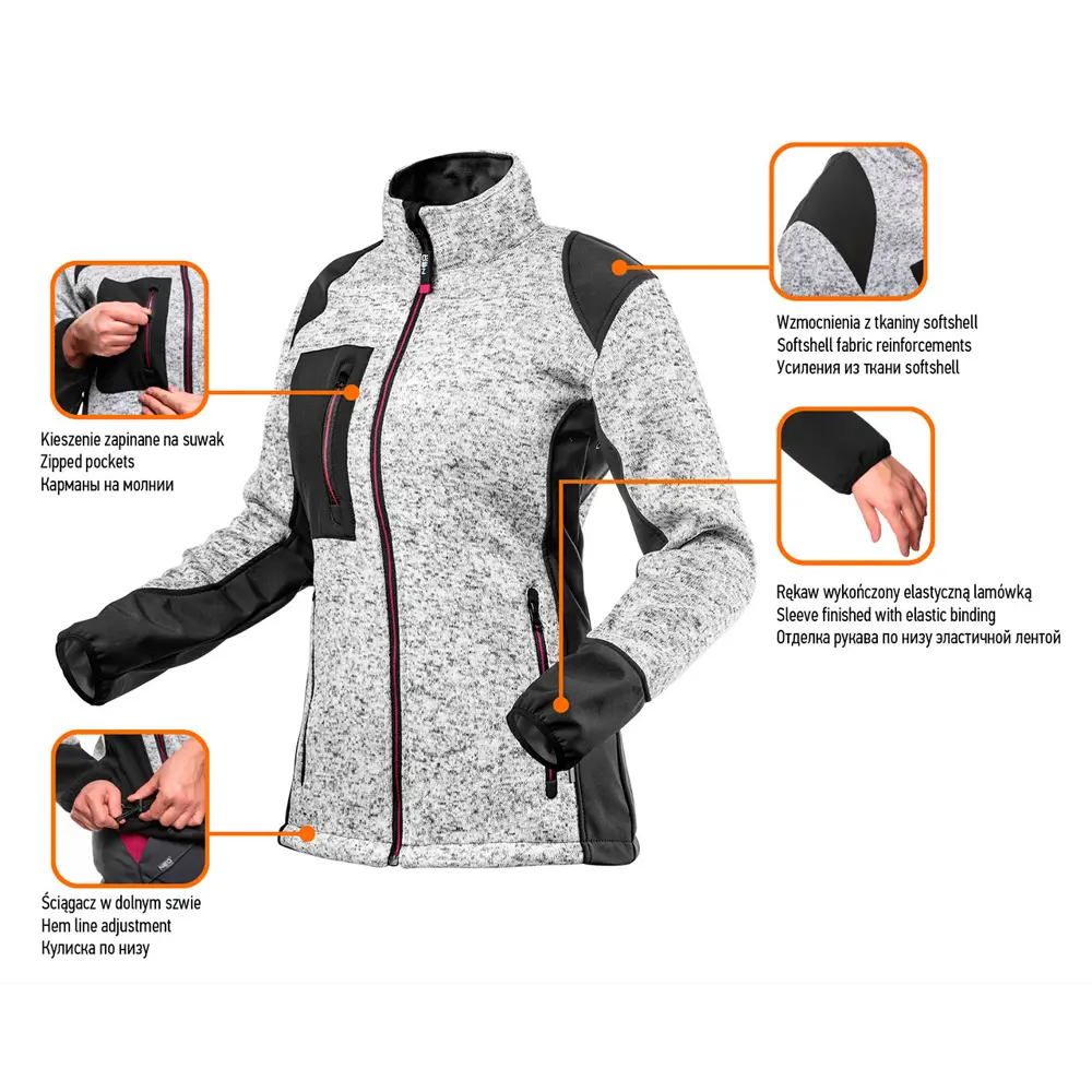 Толстовка женская Neo Softshell, размер S Neò STLM-2089511 - Вид №12