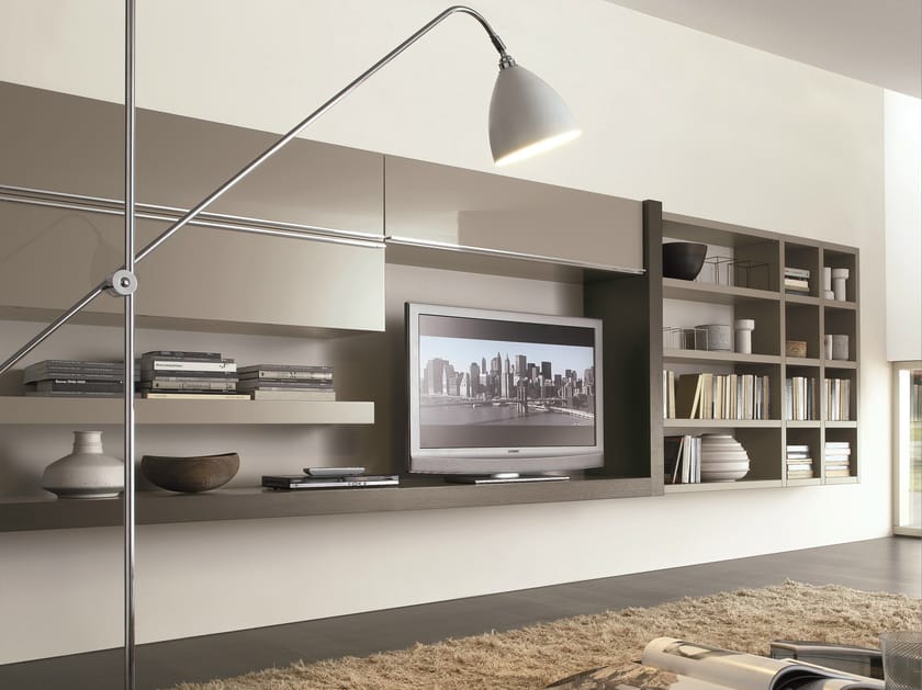 Установленная стеной секционная оборудованная стена MisuraEmme CROSSING ARCH-00101070