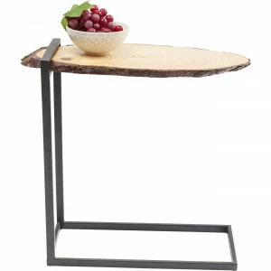 Приставной столик дизайнерский деревянный 61 см Merende KARE MERENDE 322960 Бежевый