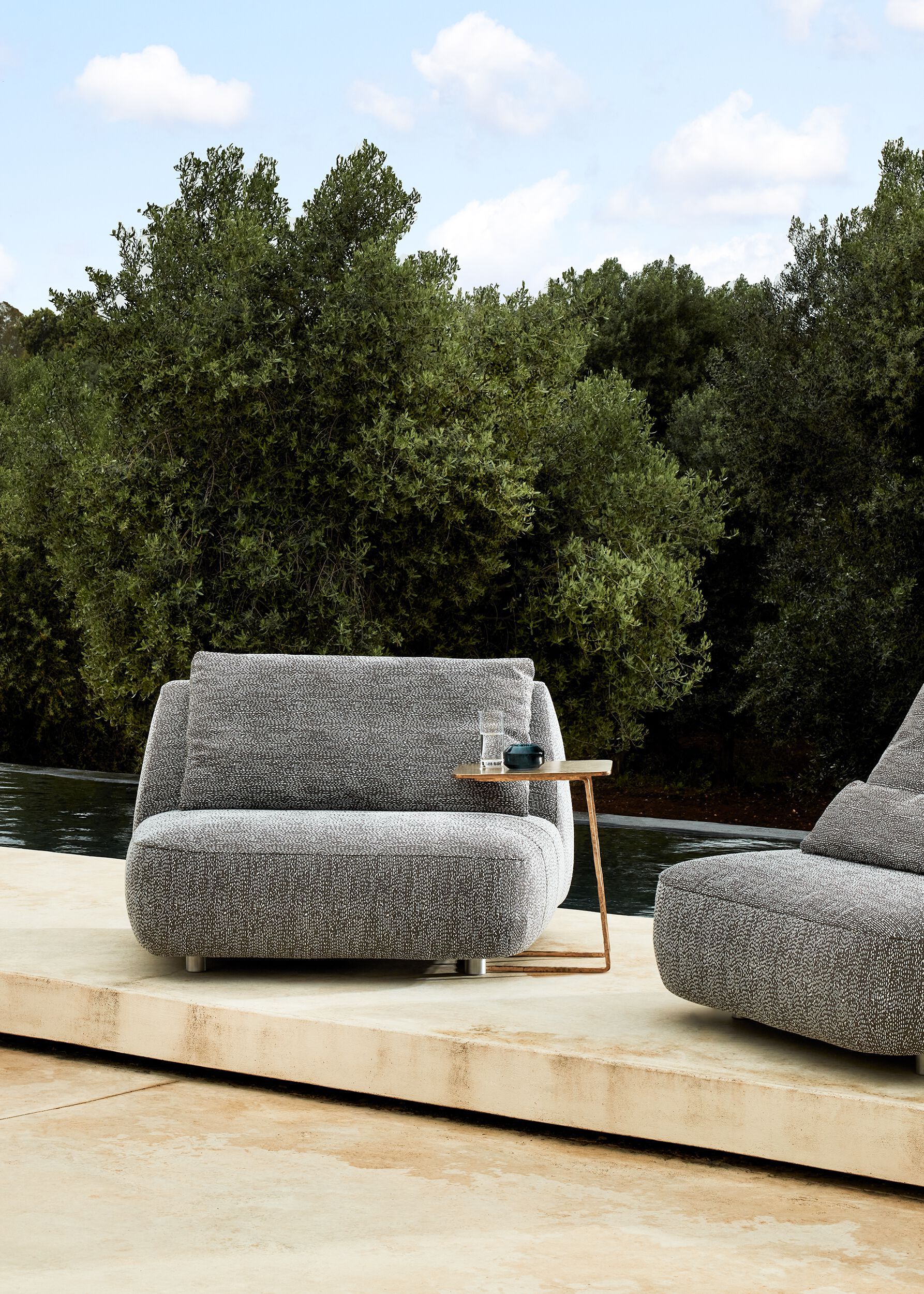 Бронзовый прямоугольный садовый столик Exteta Moonlight ARCH-00053616 - Вид №10