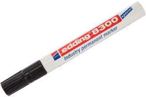 16267274 Перманентный маркер промышленный, 1,5-3 мм Черный, E-8300#1 EDDING