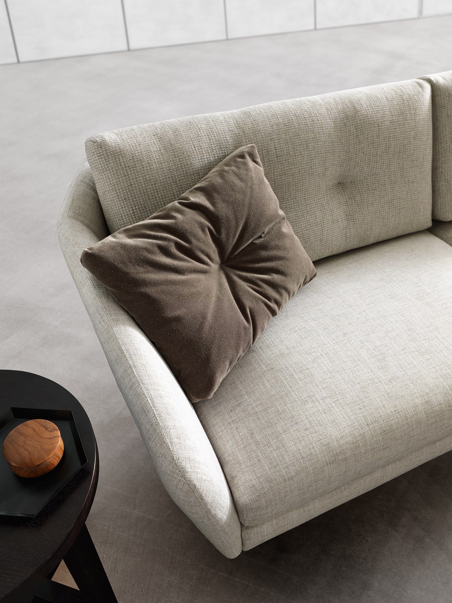 Секционный тканевый диван с полуостровом VALENTINI ARCH-00134554 - Вид №3