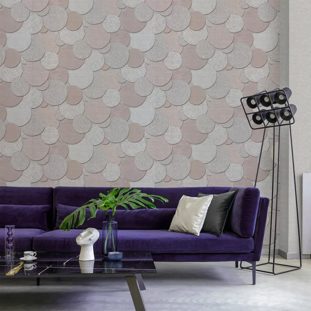 Обои виниловые Wall Decor Авалон серые 1.06 м 75101-65 STLM-2180701 - Вид №2