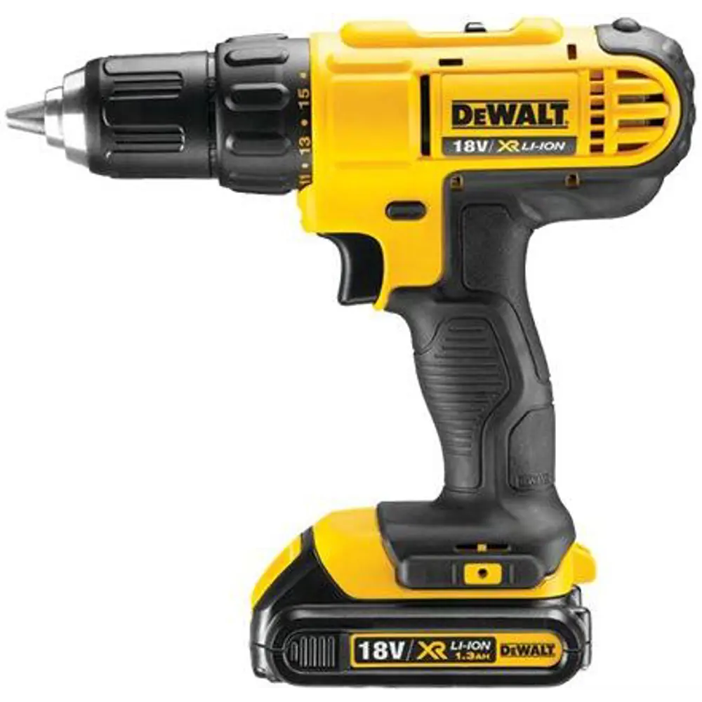 Дрель-шуруповерт аккумуляторная Dewalt DCD771C2-KS, 18 В Li-ion 2х1.3 Ач STLM-2208981