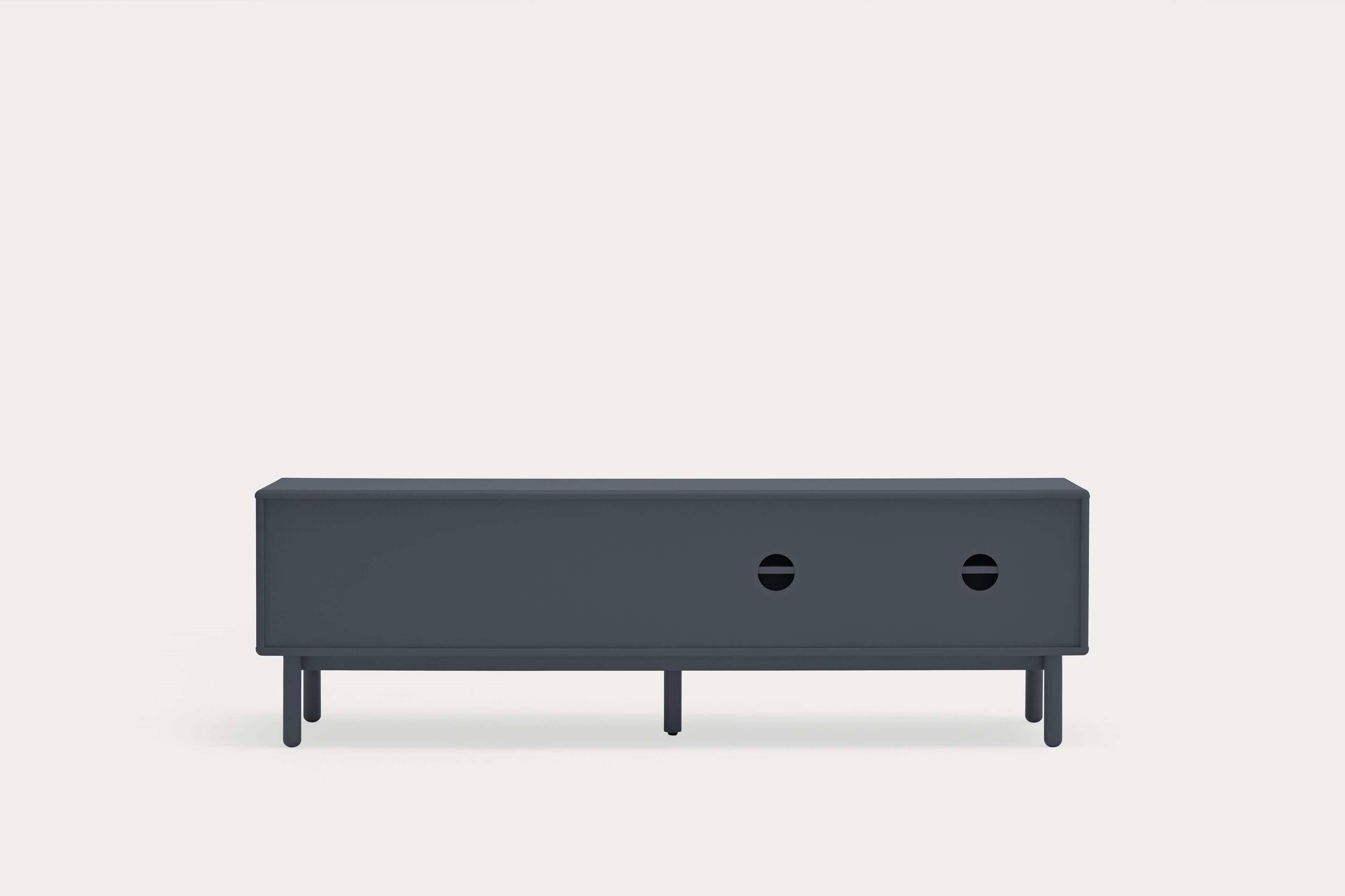 Шкаф для телевизора из МДФ с распашными дверцами и ящиками TEULAT Corvo ARCH-00133333 - Вид №13