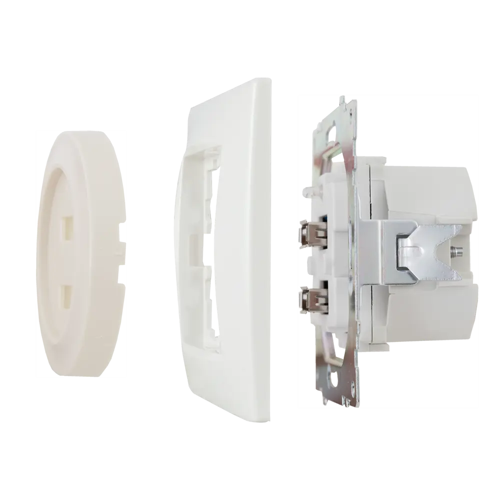 Розетка Onekeyelectro USB двойная встраиваемая с подсветкой цвет бежевый Florence STLM-2028355 - Вид №5