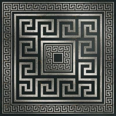 Декор Спарта черный 600х600 Керамика Будущего sun-id-325308