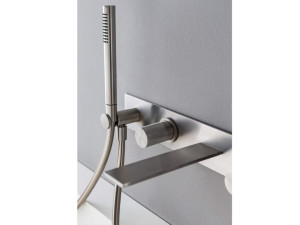 Смеситель для ванны из нержавеющей стали с душем