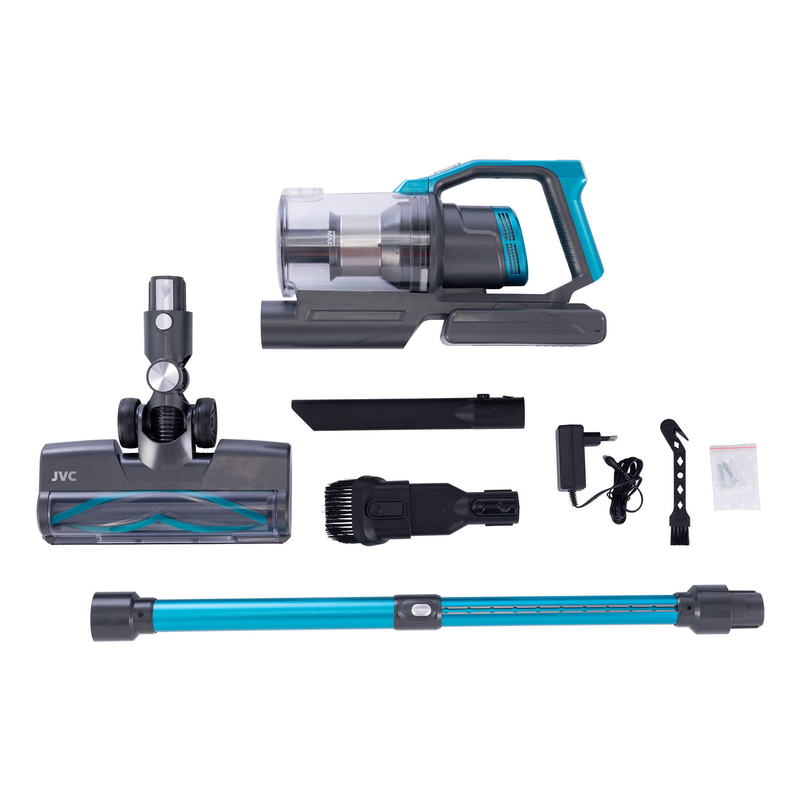 9062924 Пылесос  вертикальный  JVC JH-VS138  бирюзовый STDN-0023674 - Вид №9