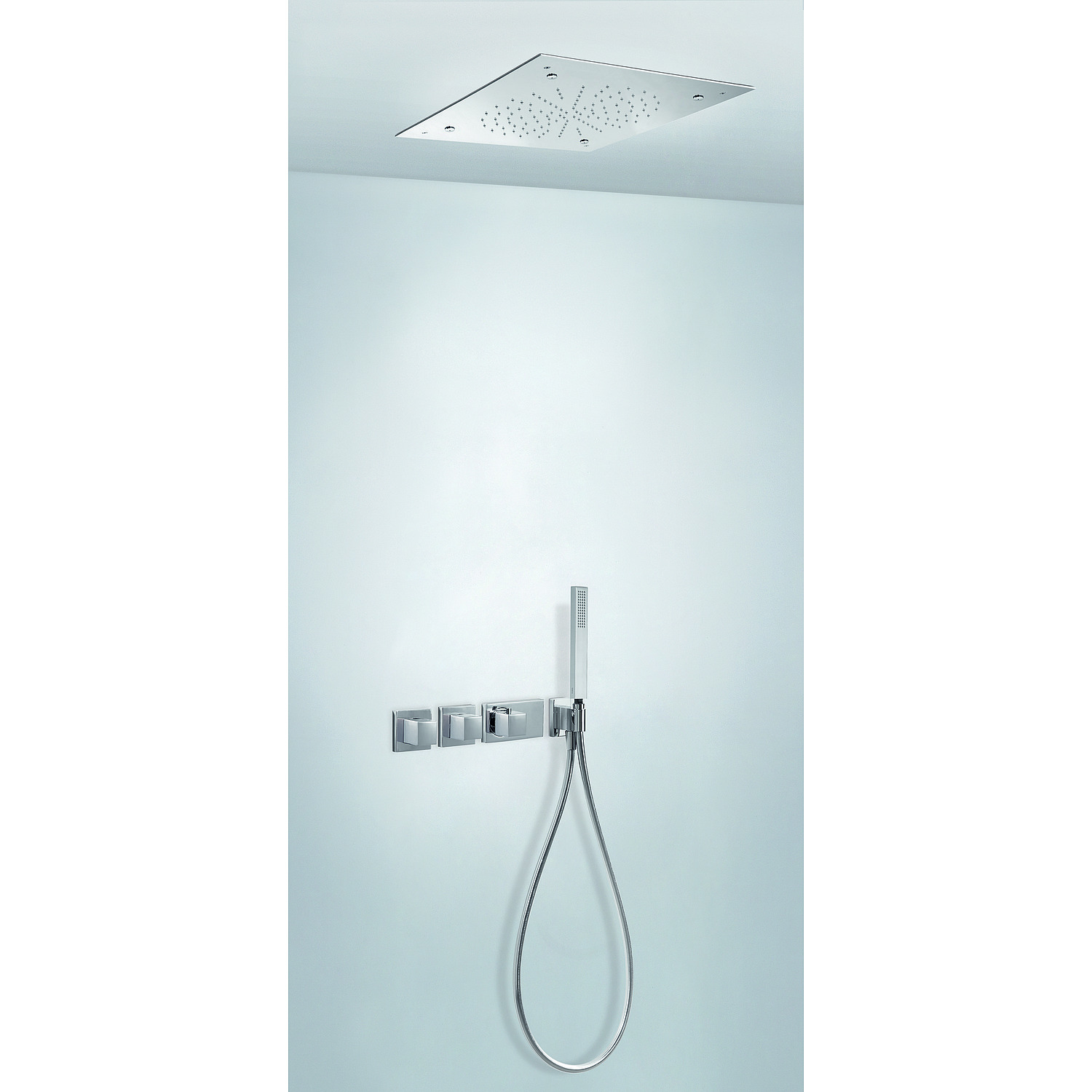 КОМПЛЕКТ БЛОЧНОЙ СИСТЕМЫ de grifo termostático empotrado de 3 vías Block System para ducha-20725312 TRES Thermostatic