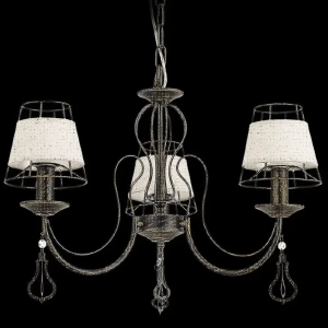 91514198 Люстра подвесная Illumico Il2353-3pb-26 bk gd 3 лампы 9 м² цвет черный STLM-1447386