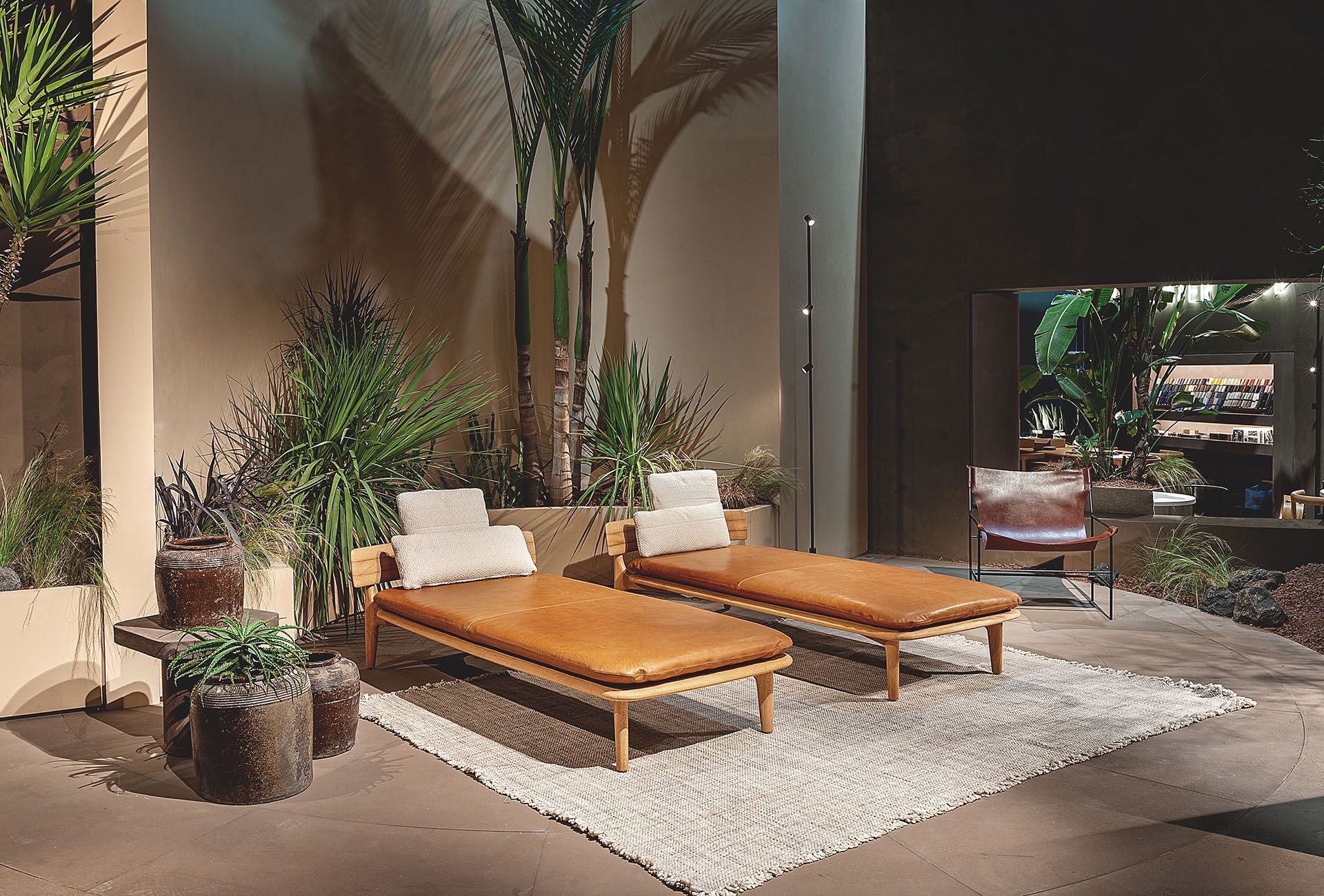 Напольный ковер из полиэтилена ручной работы Baxter LHASA ARCH-00030431 - Вид №3