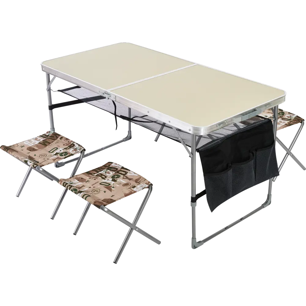 Набор садовой мебели ССТ-К3/5 металл бежевый: стол и 4 стула Santreyd мебель для кеминга STLM-2150704