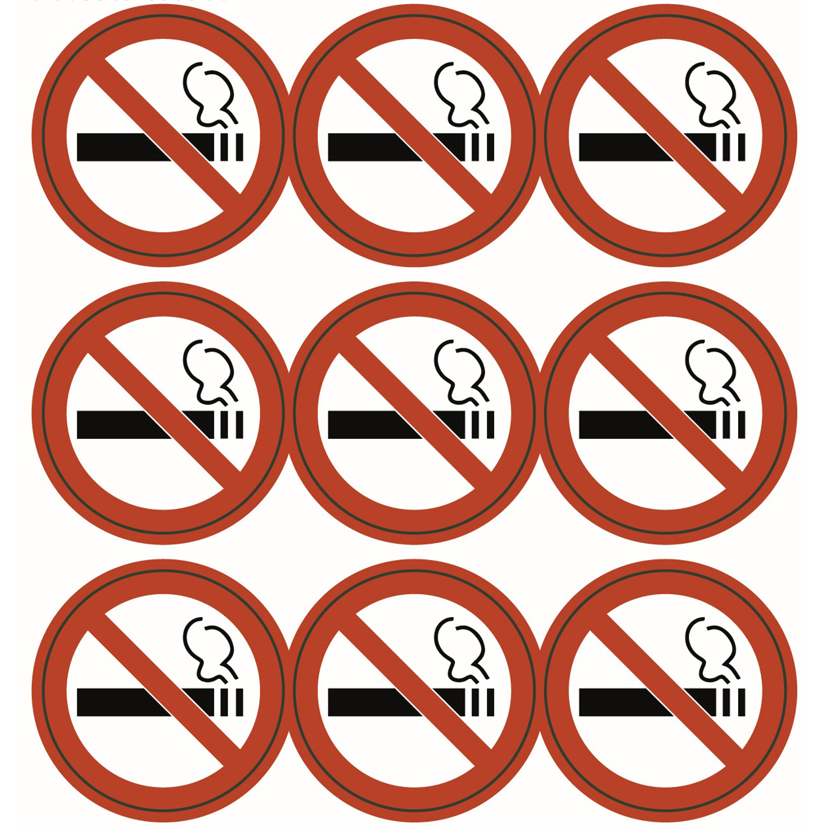 82284741 Набор наклеек "Не курить" STLM-0024081 DUCKANDDOG