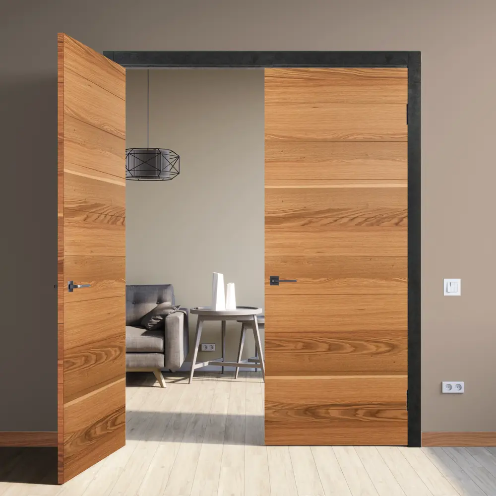Комплект двери Loft глухая 70x200 см шпон цвет дуб рустик без доборов МАРИО РИОЛИ STLM-2113982 - Вид №3