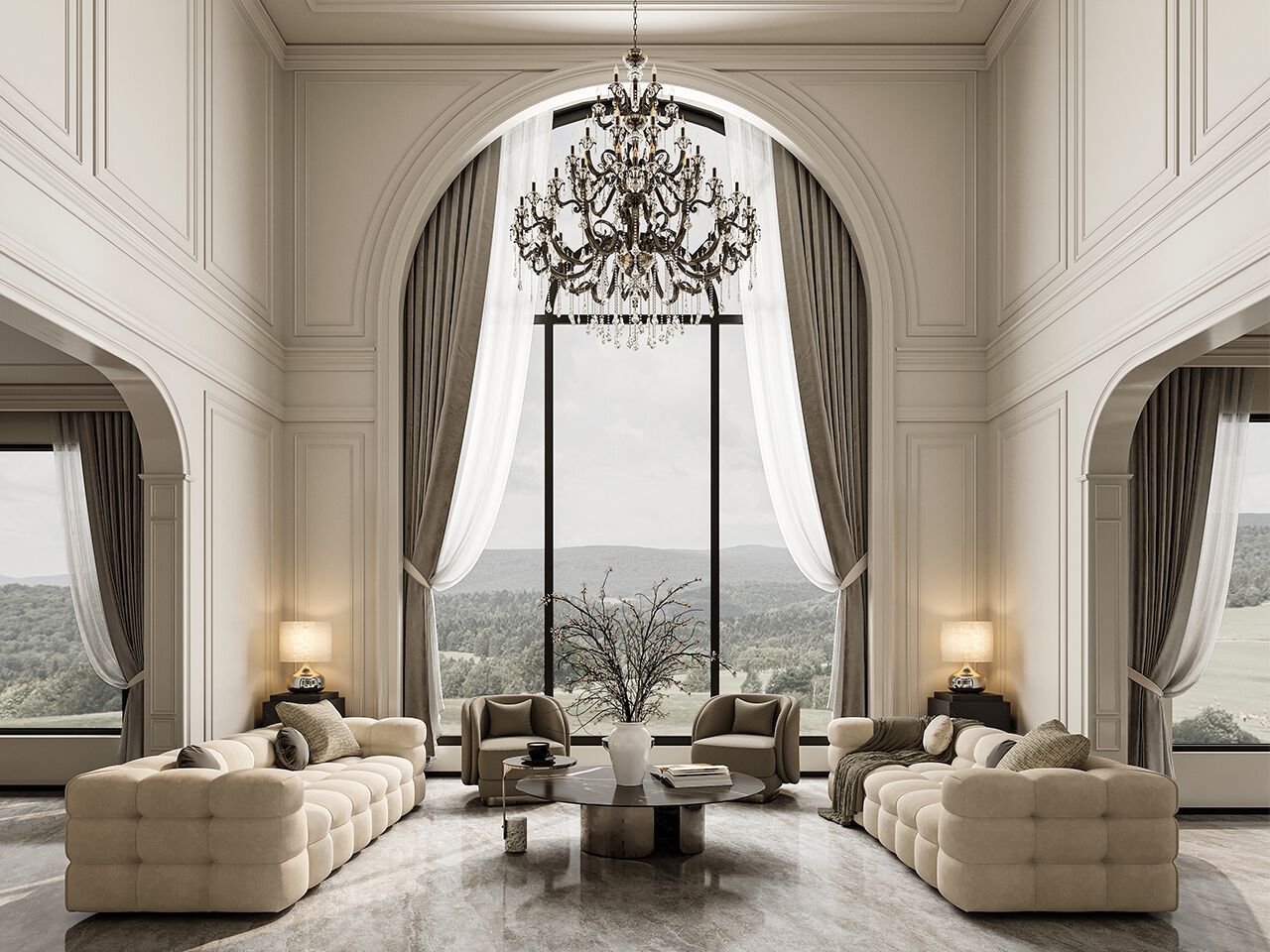 Мраморный пол / покрытие GANI MARBLE TILES FENDI GREY ARCH-00029046 - Вид №2