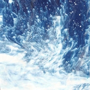 Арт-панель на холсте Alex Turco Liquid Dreams Blue Spirits