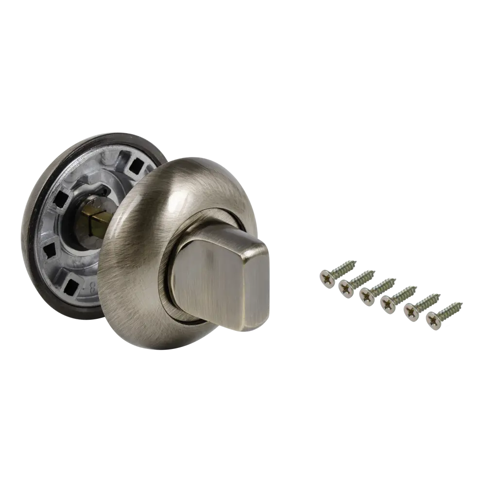 Накладка-фиксатор EDSON для межкомнатных дверей бронза 85165125 STLM-0059266 - Вид №1