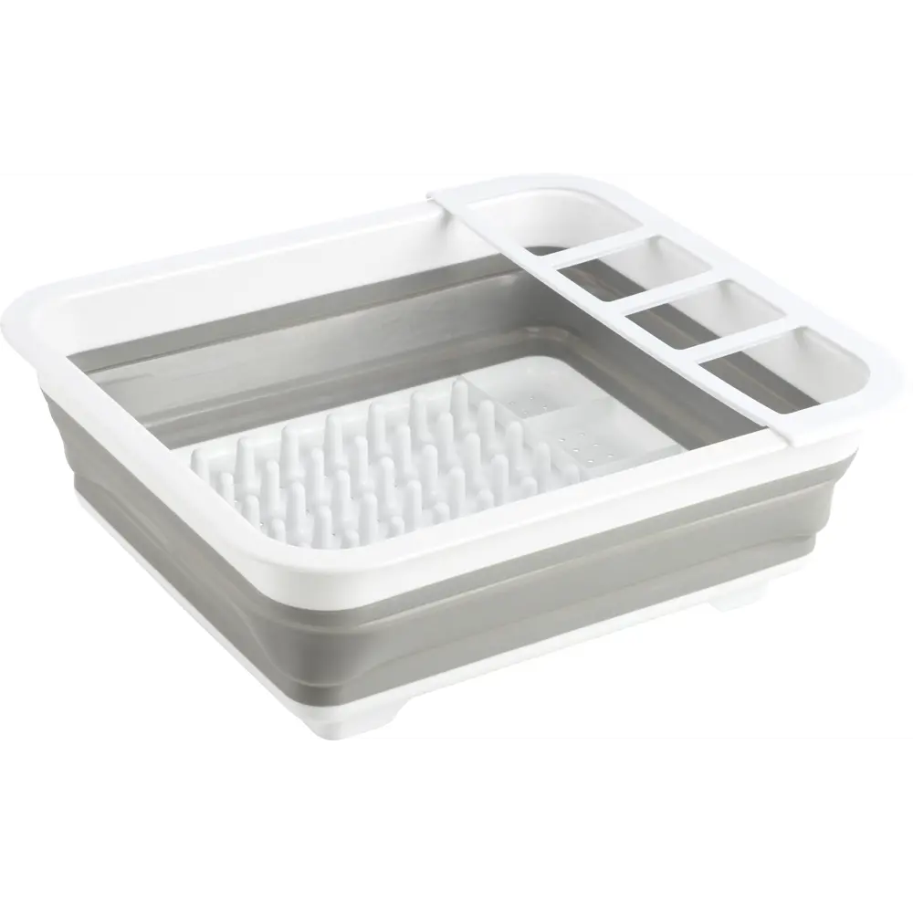 Сушилка для посуды 36x31x11.5 см складная цвет белый Santreyd STLM-2197687