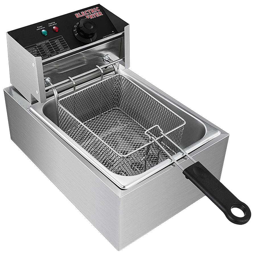 9909637 Фритюрница VIATTO VA‑DF6E серебристый STDN-0093736