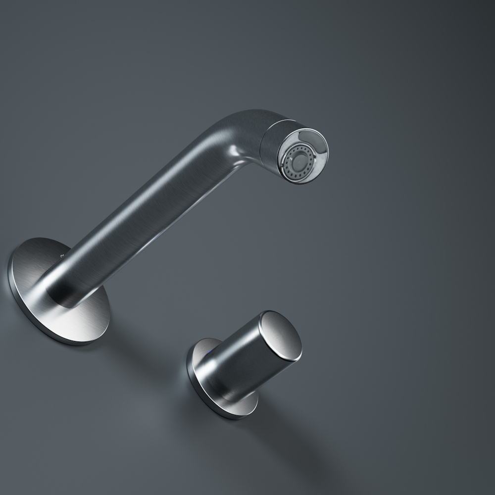 R336-S Бесконтактный сенсорный кран с рычагом регулировки температуры Duten  - Вид №1