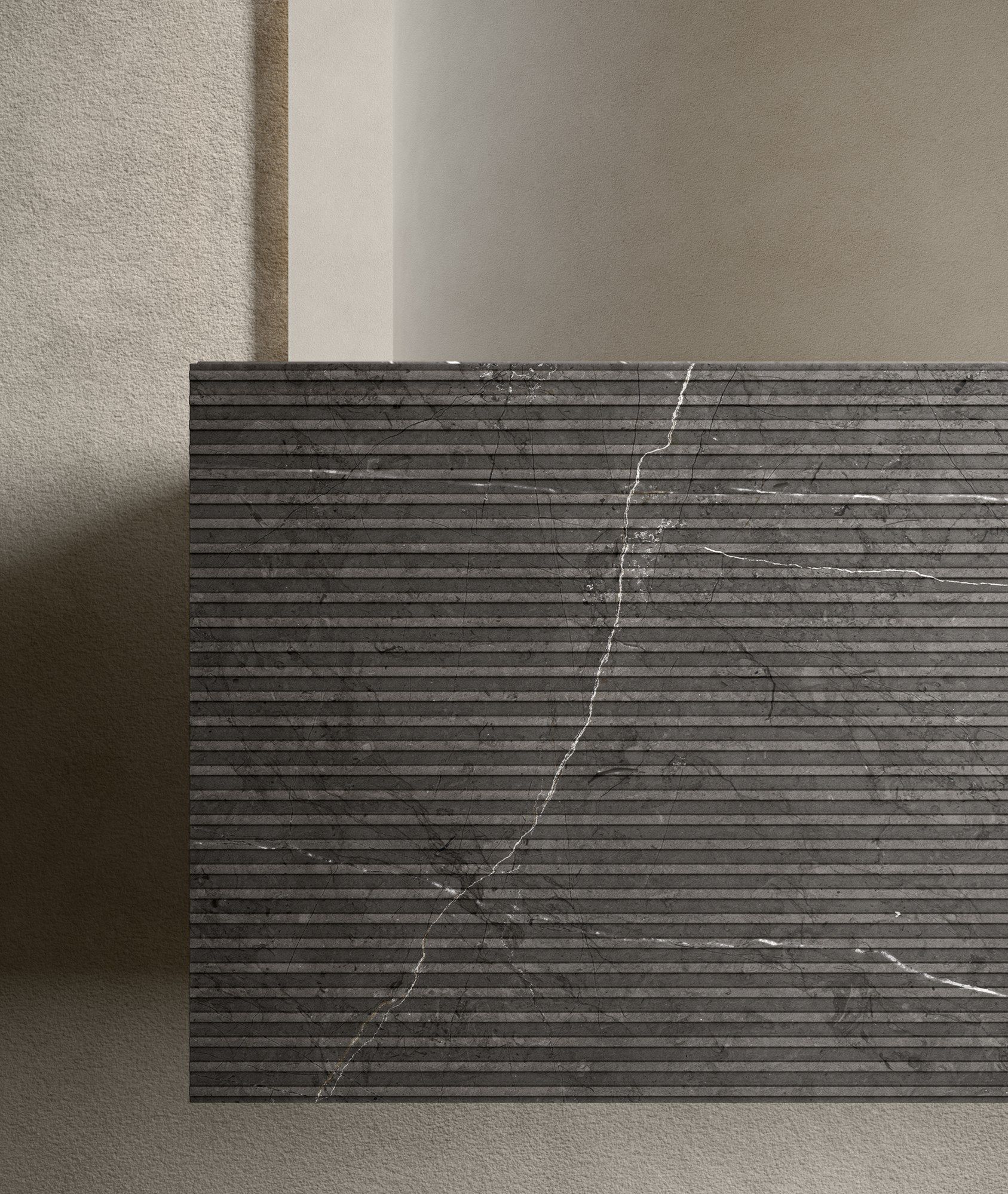 Мраморный подвесной умывальник Inbani решетки ARCH-00137457 - Вид №2