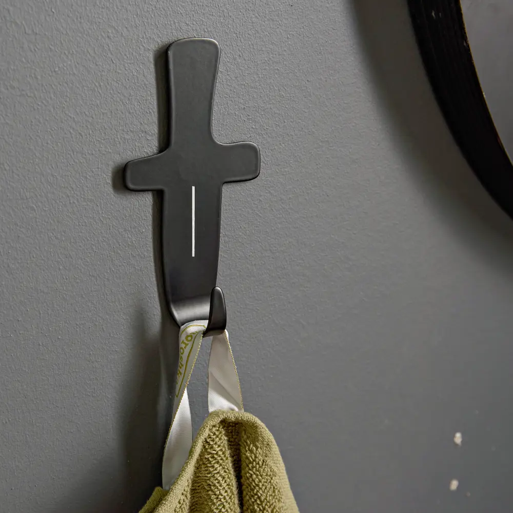 Крючок Irony цвет чёрный MOROSHKA STLM-2056653 - Вид №3